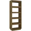 vidaXL Bibliothèque/Séparateur de pièce Marron miel 60x35x167 cm Pin