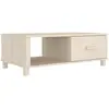 vidaXL Table basse HAMAR Marron miel 100x55x35 cm Bois massif de pin