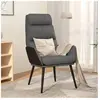 vidaXL Chaise de relaxation Gris clair Tissu