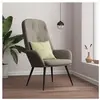 vidaXL Chaise de relaxation Gris clair Velours