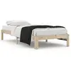 vidaXL Cadre de lit Bois de pin massif 90x200 cm