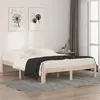 vidaXL Cadre de lit Bois de pin massif 140x190 cm
