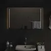 vidaXL Miroir de salle de bain à LED 80x50 cm
