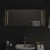 vidaXL Miroir de salle de bain à LED 90x40 cm