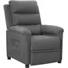 vidaXL Vidaxl Fauteuil Inclinable Gris Clair Tissu