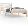 vidaXL Cadre de lit Bois de pin massif 100x200 cm