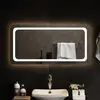 vidaXL Miroir de salle de bain à LED 100x50 cm