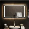 vidaXL Miroir de salle de bain à LED 100x60 cm