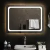 vidaXL Miroir de salle de bain à LED 80x60 cm