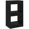 vidaXL Bibliothèque/Séparateur de pièce Noir 40x30x72 cm