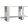 vidaXL Bibliothèque Gris béton 100x30x51 cm Bois d'ingénierie