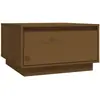 vidaXL Table basse Marron miel 55x56x32 cm Bois massif de pin