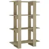 vidaXL Bibliothèque/Séparateur de pièce Chêne sonoma 80x30x123,5 cm