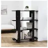 vidaXL Bibliothèque/Séparateur de pièce Noir 100x30x123,5 cm