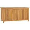 vidaXL Boîte de jardin 114x50x58 cm Bois massif de teck