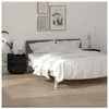 vidaXL Tables de chevet 2 pcs Noir 40x35x50 cm Bois de pin solide