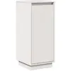 vidaXL Buffet Blanc 31,5x34x75 cm Bois massif de pin