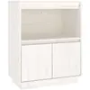 vidaXL Buffet Blanc 60x34x75 cm Bois massif de pin