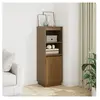 vidaXL Buffet Marron miel 37x34x110 cm Bois massif de pin