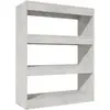 vidaXL Bibliothèque/Cloison Gris béton 80x30x103 cm Bois d'ingénierie
