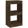 vidaXL Bibliothèque/Séparateur de pièce Chêne fumé 40x30x72 cm