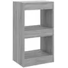 vidaXL Bibliothèque/Séparateur de pièce Sonoma gris 40x30x72 cm
