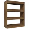 vidaXL Bibliothèque/Cloison Chêne marron 80x30x103 cm Bois ingénierie