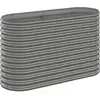vidaXL Lit surélevé de jardin Acier enduit de poudre 114x40x68 cm gris
