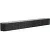 vidaXL Lit surélevé de jardin Acier enduit de poudre Anthracite