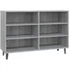 vidaXL Buffet Sonoma gris 103,5x35x70 cm Aggloméré