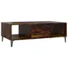 vidaXL Table basse Chêne fumé 103,5x60x35 cm Aggloméré