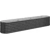 vidaXL Lit surélevé de jardin Acier enduit de poudre Anthracite
