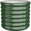 vidaXL Jardinière de jardin Acier enduit de poudre 40x40x36 cm Vert