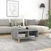 vidaXL Table basse sonoma gris 60x60x30 cm bois d'ingénierie813165