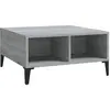 vidaXL Table basse Sonoma gris 60x60x30 cm Aggloméré