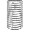 vidaXL Jardinière de jardin Acier enduit de poudre 40x40x68 cm Argenté