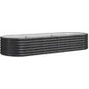 vidaXL Lit surélevé de jardin Acier enduit de poudre Anthracite