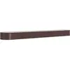 vidaXL Lit surélevé de jardin Acier enduit de poudre marron
