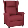 vidaXL Fauteuil inclinable Rouge bordeaux Tissu