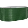 vidaXL Lit surélevé de jardin Acier enduit de poudre 175x100x68cm Vert