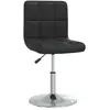 vidaXL Chaise de salle à manger Noir Similicuir