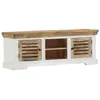 vidaXL Meuble TV 110x30x40 cm Bois massif de manguier