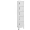 vidaXL Armoire à casiers Blanc 38x40x180 cm Acier