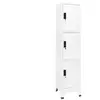 vidaXL Armoire à casiers Blanc 38x45x180 cm Acier