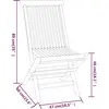 vidaXL Ensemble à manger de jardin 3 pcs Bois de teck massif