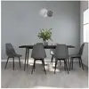 vidaXL Chaises à manger lot de 6 gris PP
