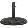 vidaXL Socle de parasol Vert 45x45x30 cm Fonte