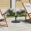 vidaXL Socle de parasol Noir 45x45x30 cm Fonte