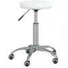 vidaXL Chaise de salle à manger Blanc Similicuir