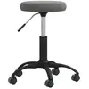 vidaXL Chaise de salle à manger Gris foncé Velours